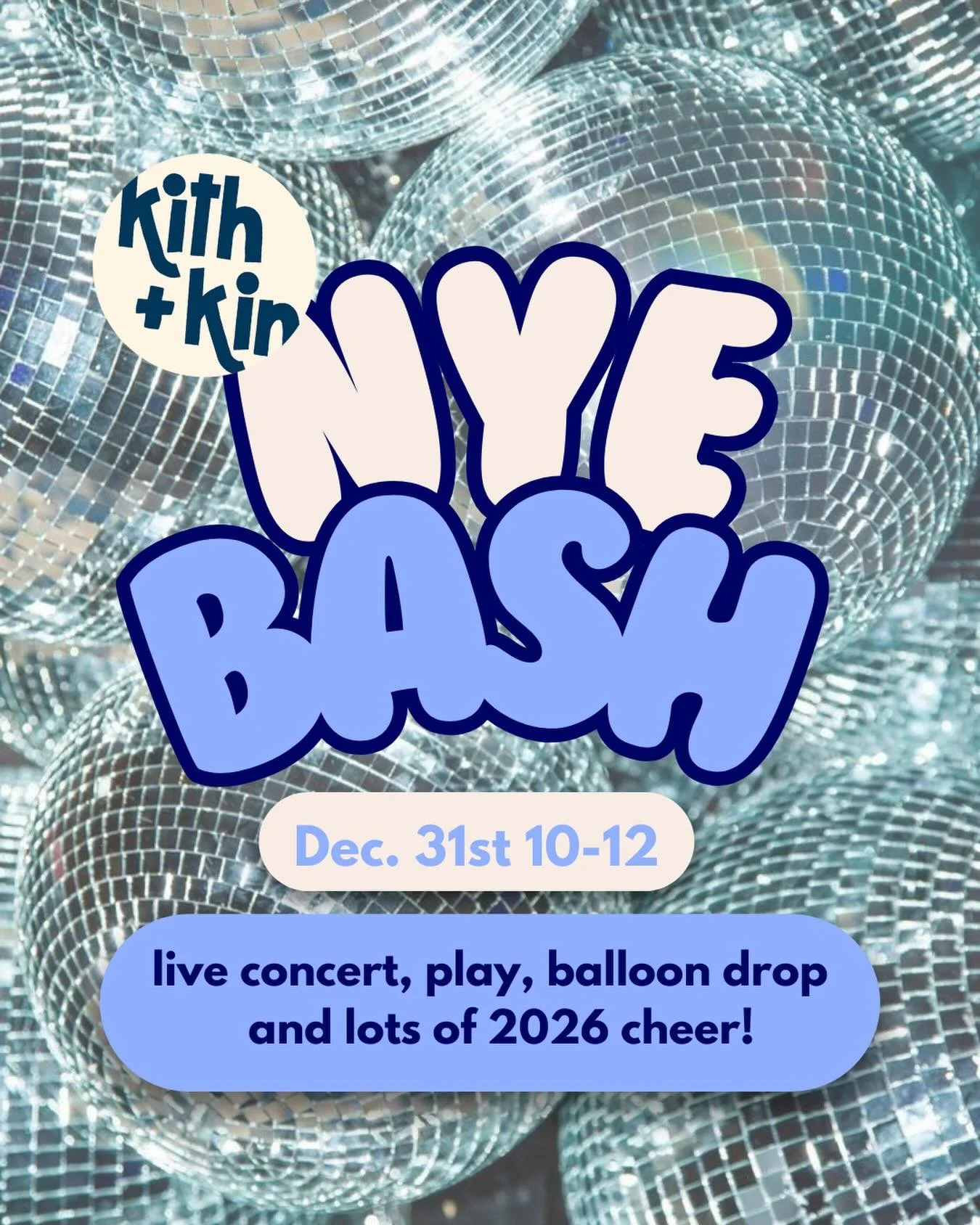 Join us for a morning of play and music to ring in the new year!

Doors open at 10:00 AM for play, and a live concert with Miss Alexis of @misterjohnsmusic will begin at 11:30, with a special countdown and balloon drop at noon 🥂

We&rsquo;re gonna t