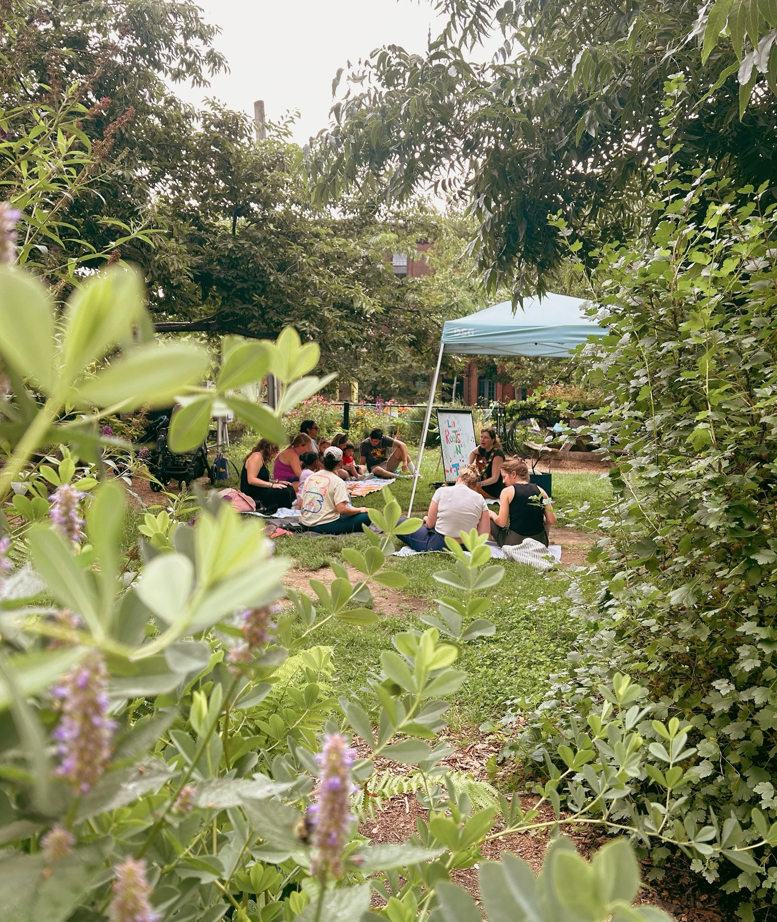 We got off to a very rainy start this season, but finally were able to hold our first Lil&rsquo; Roots N&rsquo; Tunes class last week (we still got a quick, surprise downpour, but we sang and danced right through it!) As expected, the magic of the ga