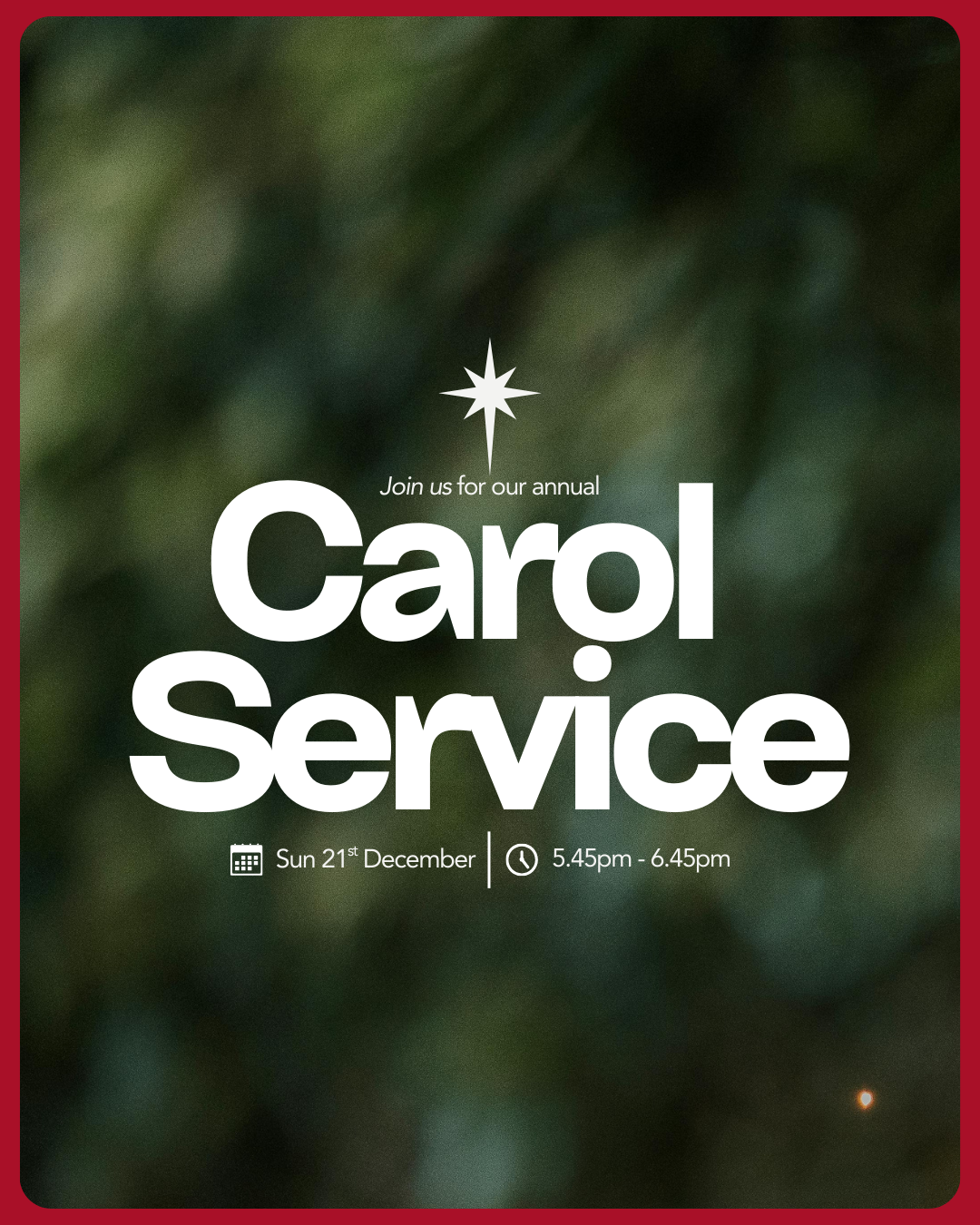 Christmas Carol Service