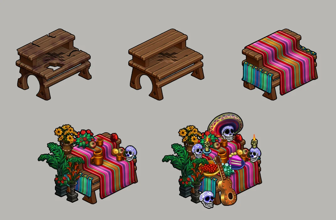 IN-GAME ARTWORK. FACEBOOK GAME: FANTASY KINGDOMS. (click to see constrained resolution)