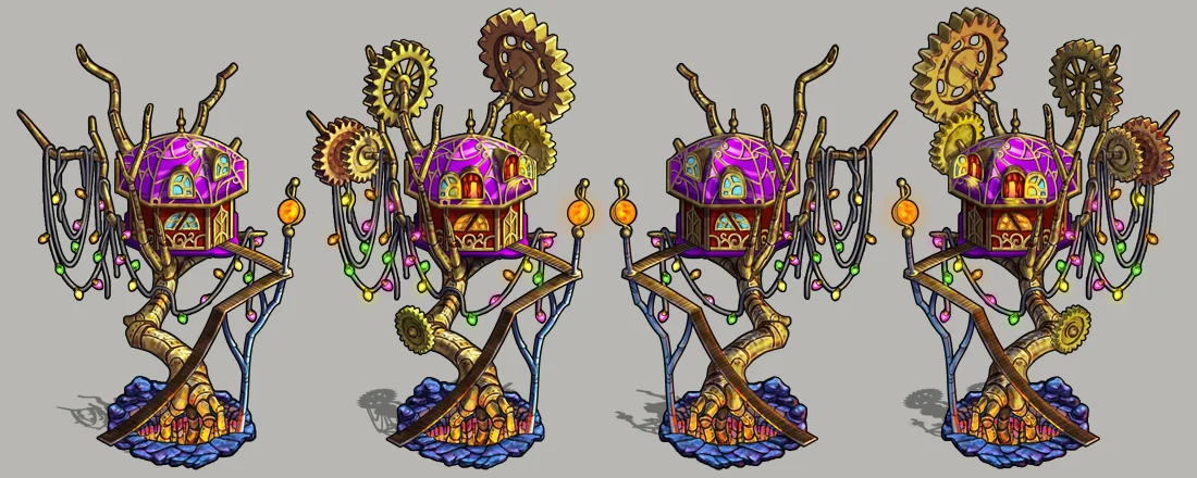 IN-GAME ARTWORK. FACEBOOK GAME: FANTASY KINGDOMS. (click to see constrained resolution)