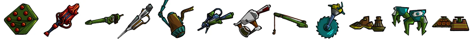 IN-GAME ARTWORK. FACEBOOK GAME: ALIENS AND ROBOTS. (click to see constrained resolution)
