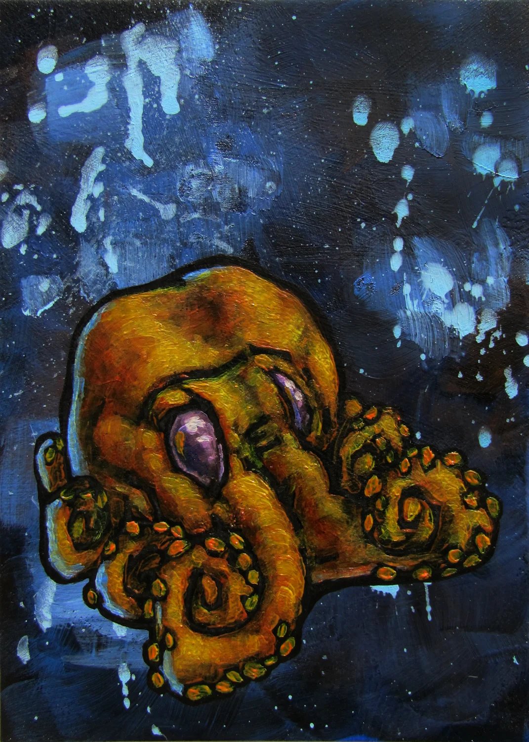TRADITIONAL PAINTING. ACRYLIC ON CANVAS. (click to see constrained resolution)