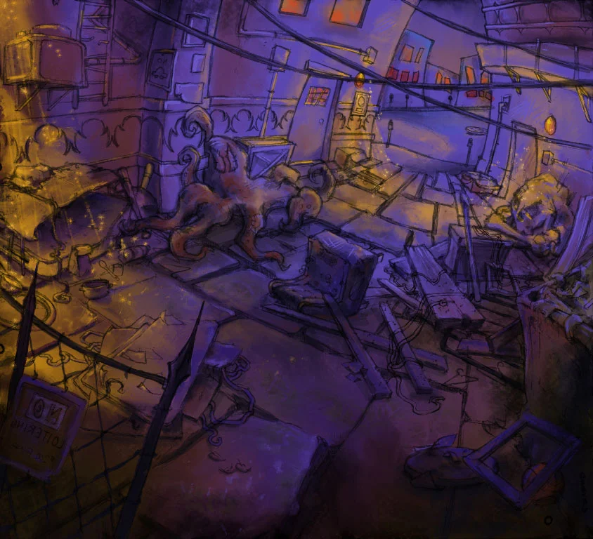 COLOR KEY. CONCEPT WORK HIDDEN OBJECT GAME. (click to see constrained resolution)