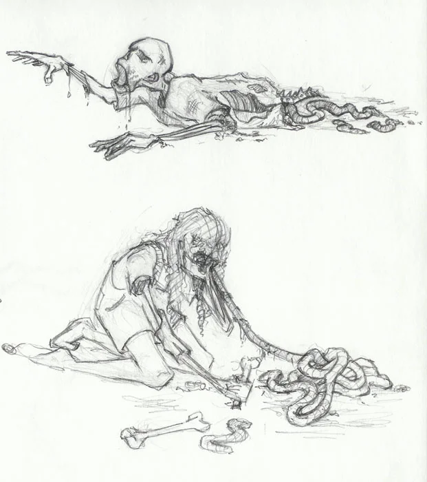 CONCEPT SKETCH. FACEBOOK GAME: ALIENS AND ROBOTS.