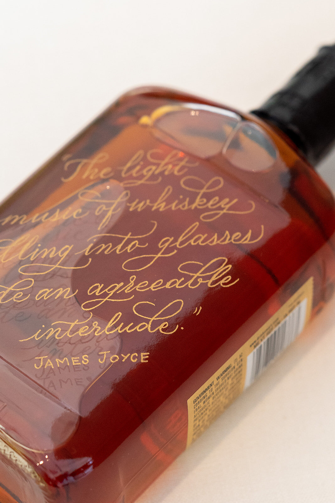 Bourbon bottle engraving