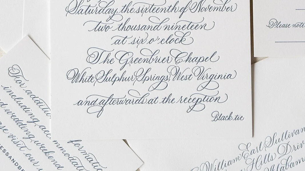 Grace Calligraphy — Wedding Invitation Design