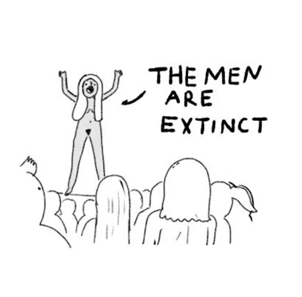 This panel is from Aminder Dhaliwal’s wonderful comic Woman World, which we sadly did not get the chance to talk about, but which you should totally check out!