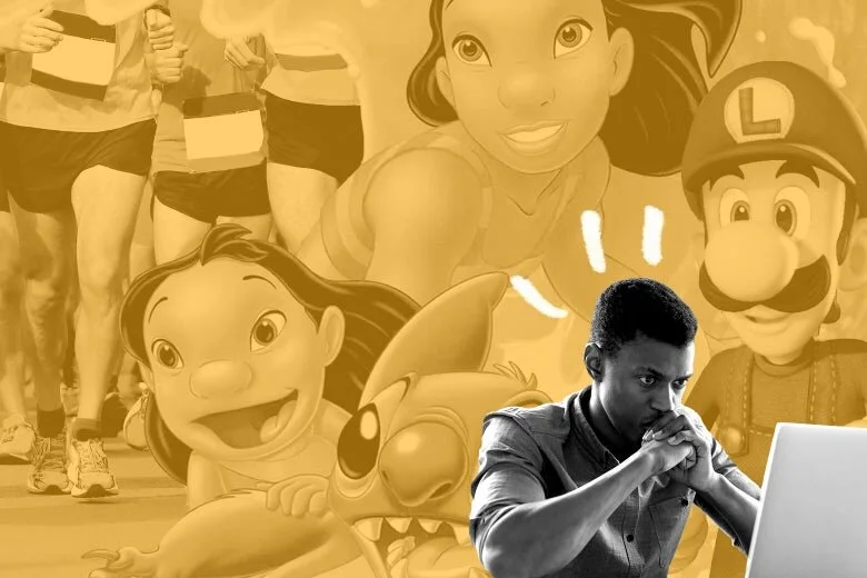 Photo illustration by Slate. Photos by fizkes/iStock/Getty Images Plus, ChiccoDodiFC/iStock/Getty Images Plus, Disney, and Nintendo.
