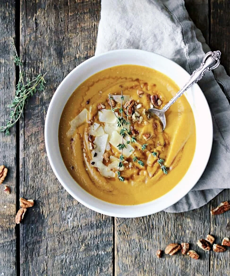 Roasted Root Vegetable Soup