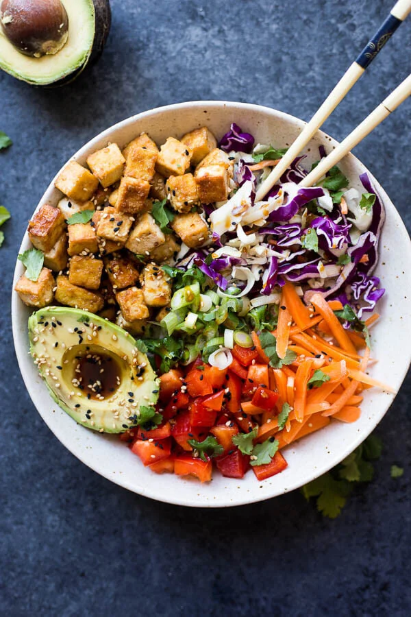 Vegan Spring Roll Bowl