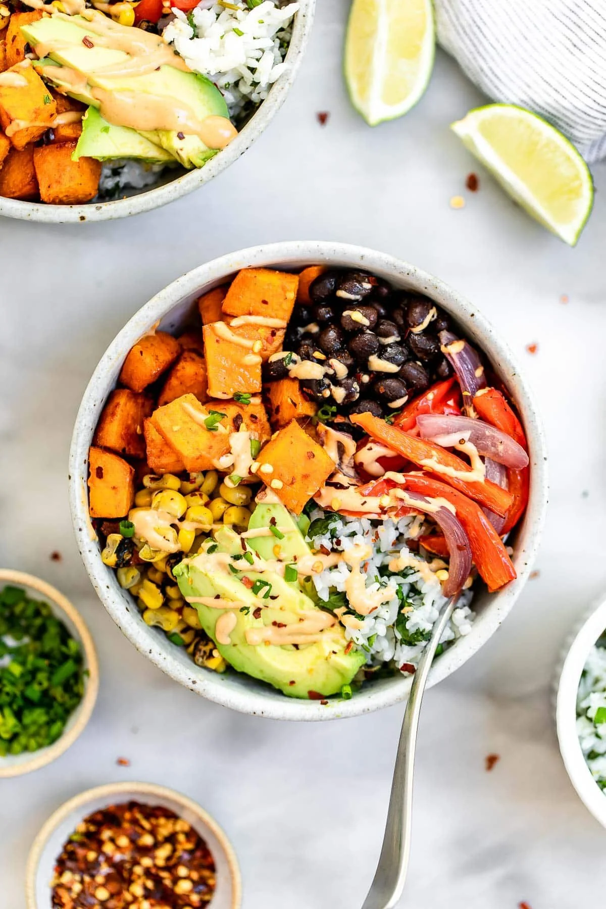 Vegan Sweet Potato Taco Bowl