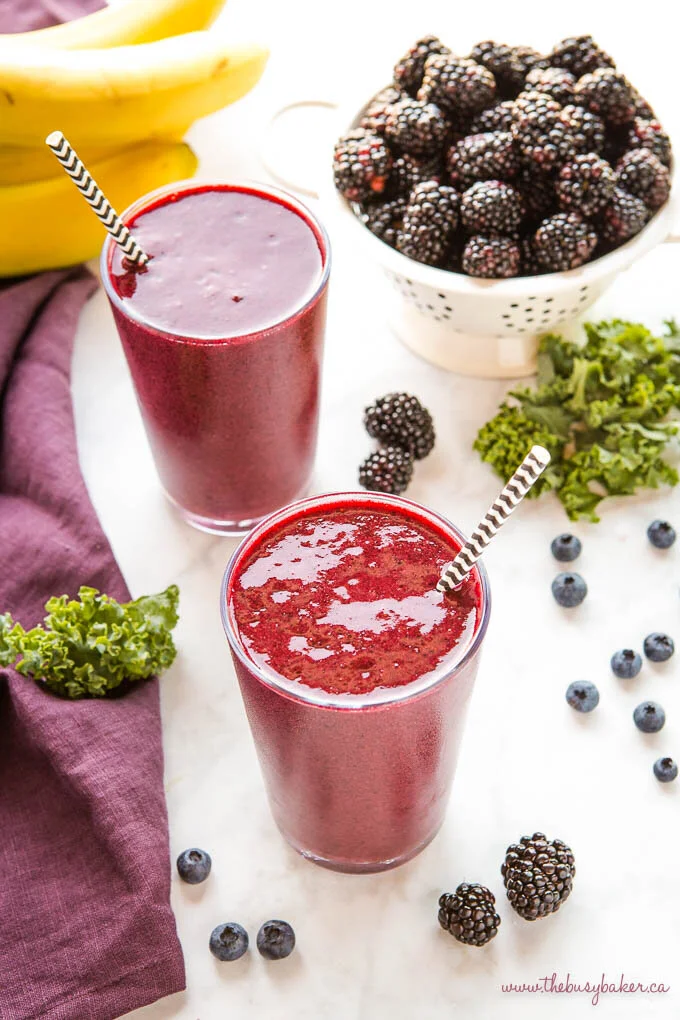 Blackberry Kale Superfood Smoothie