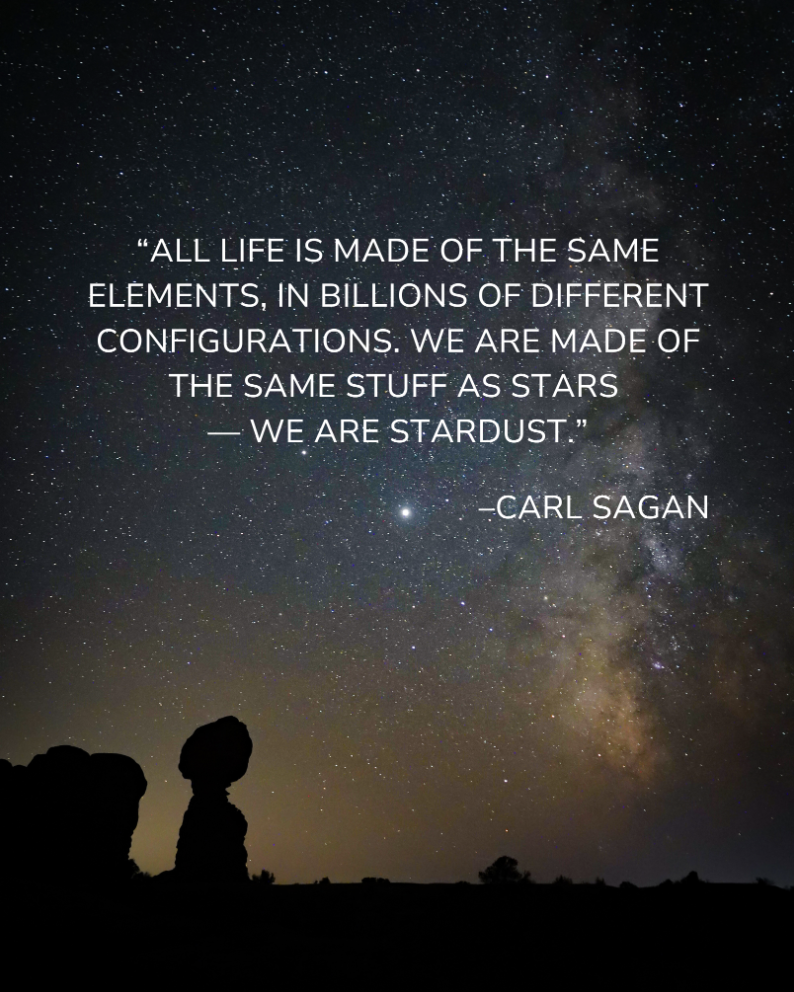 We Are Made Of The Same Stuff As Stars