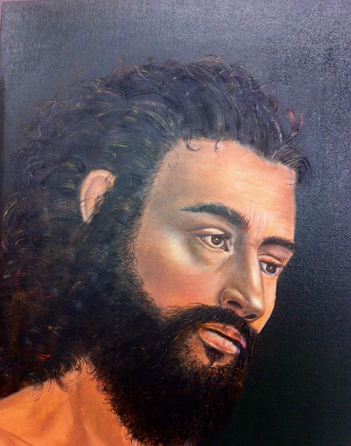  Adam  2014  Oil on Paper&nbsp; 