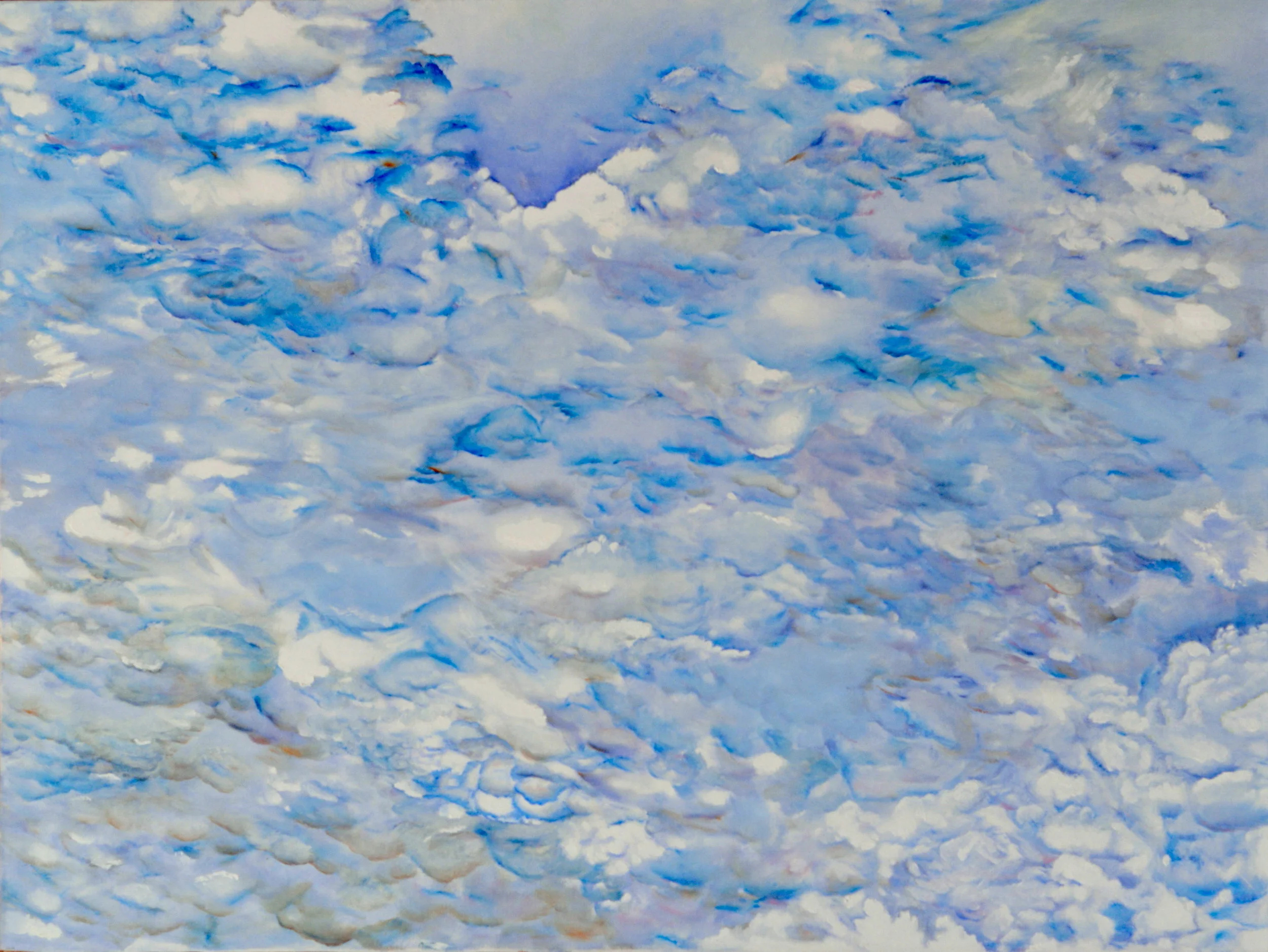  Sky of Clues  2012  Oil on Canvas  48 x 36 