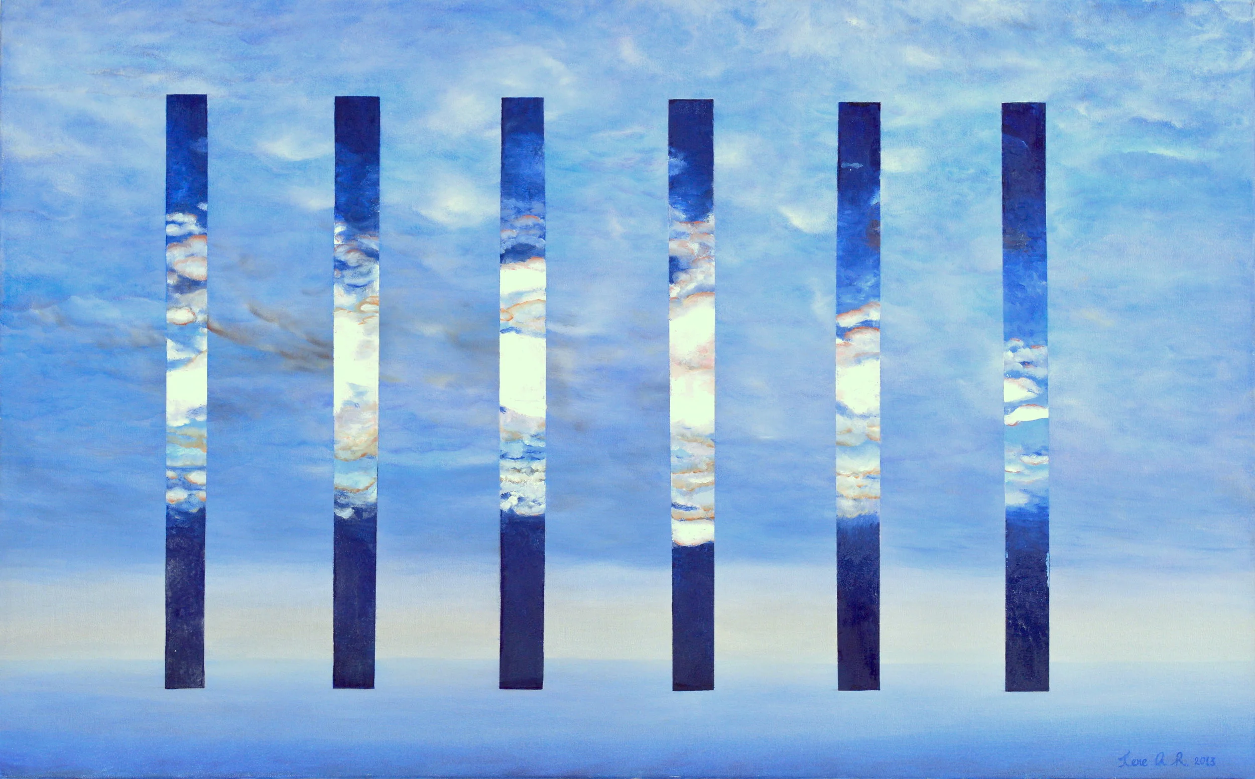  Wondering  2012  Oil on Canvas  48 x 30 