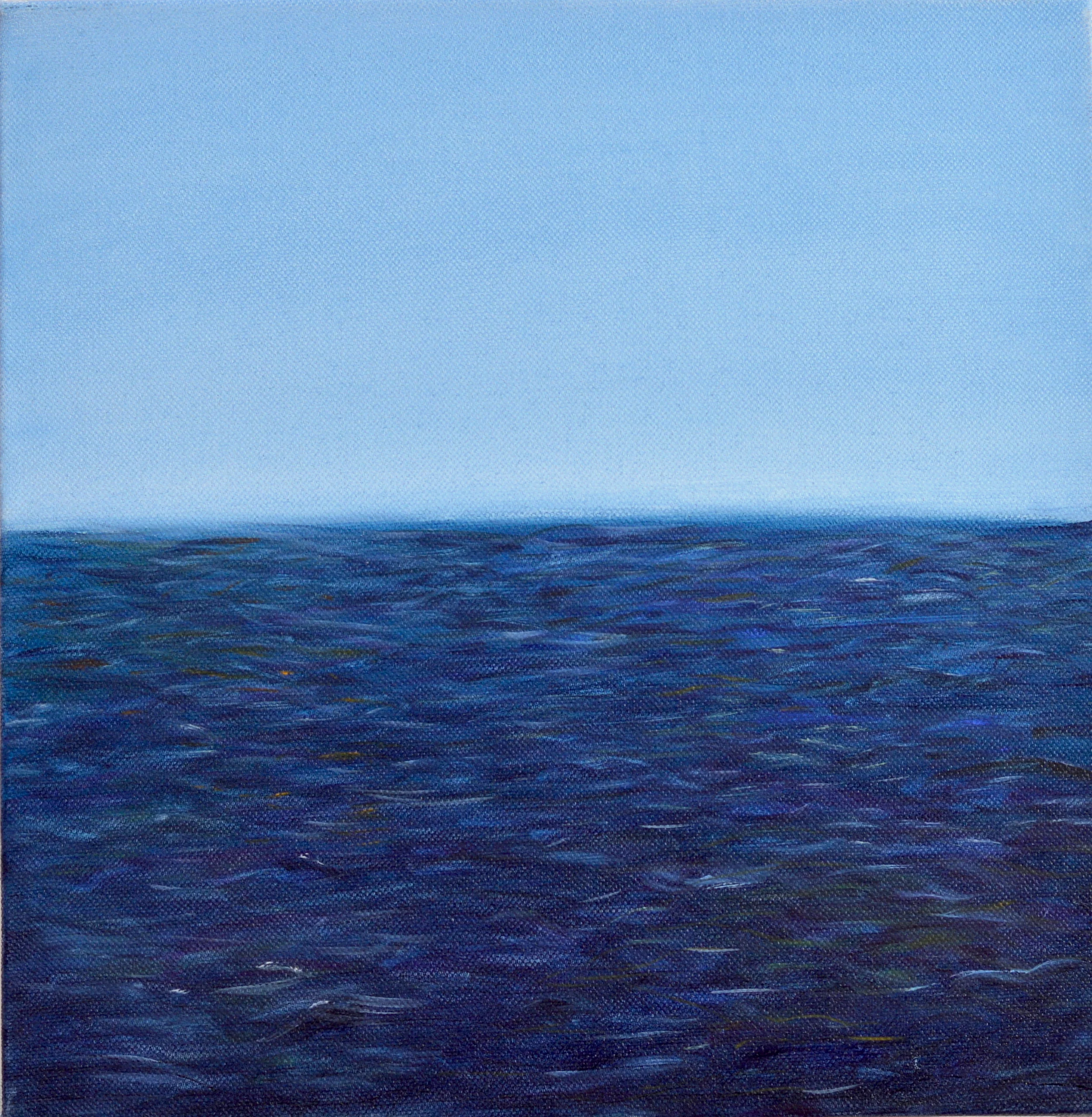  Mini Ocean I  2016  Oil on Canvas  12 x 12 