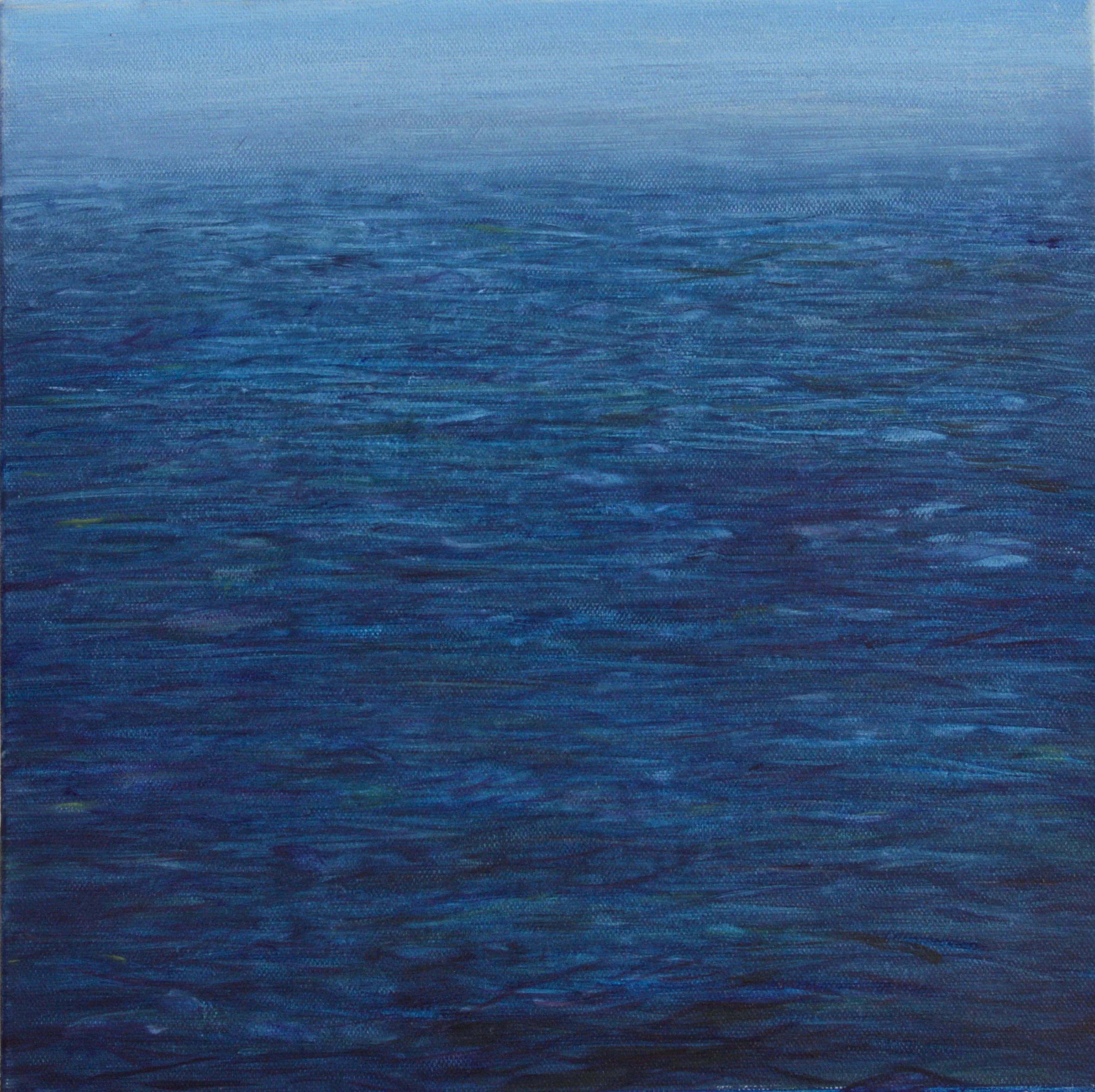  Mini Ocean II  2016  Oil on Canvas  12 x 12&nbsp; 