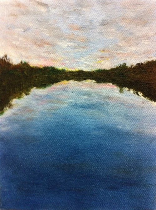  Amazon Lake  2012  Oil on Canvas  15 x 20 