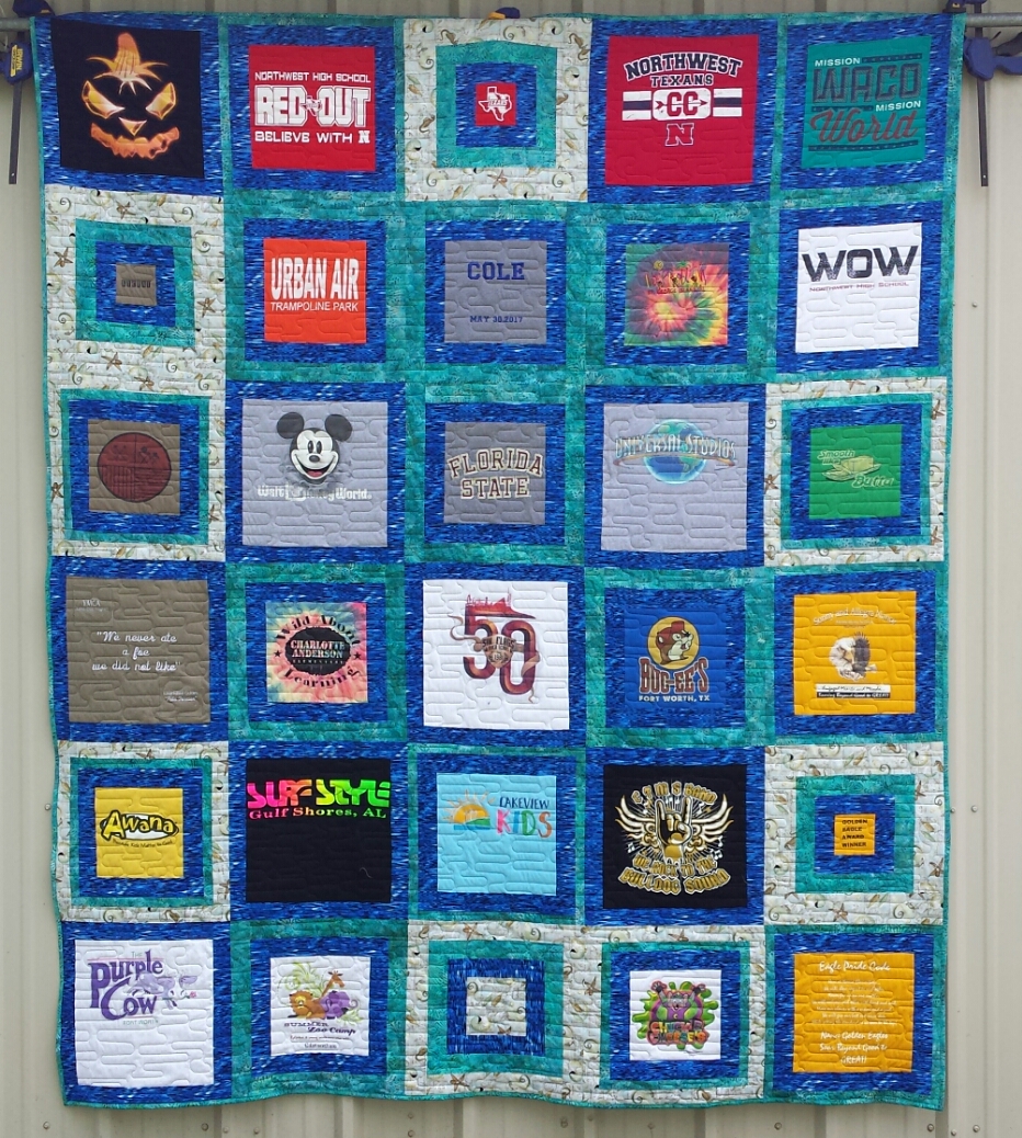 Framed T-shirt Quilt