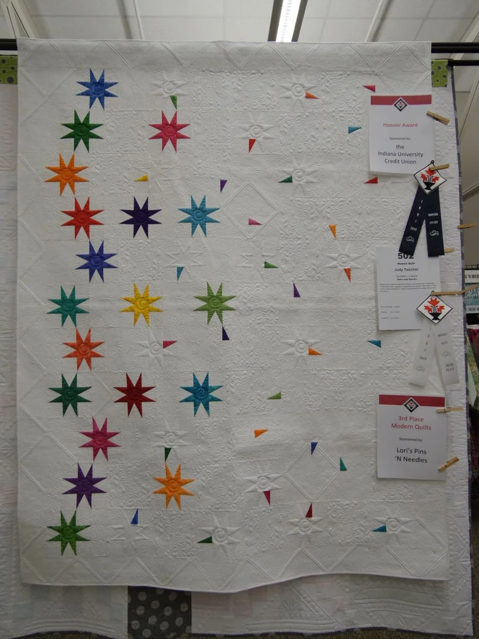 Stars and Sparks - 3rd Place, Modern Quilts