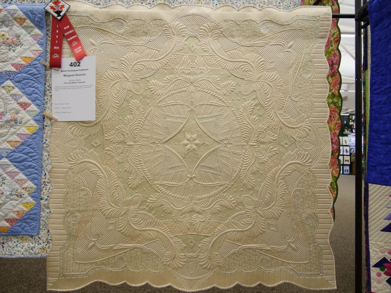 From the Bride's Trousseau - 2nd Place, Mixed Technique/Traditional