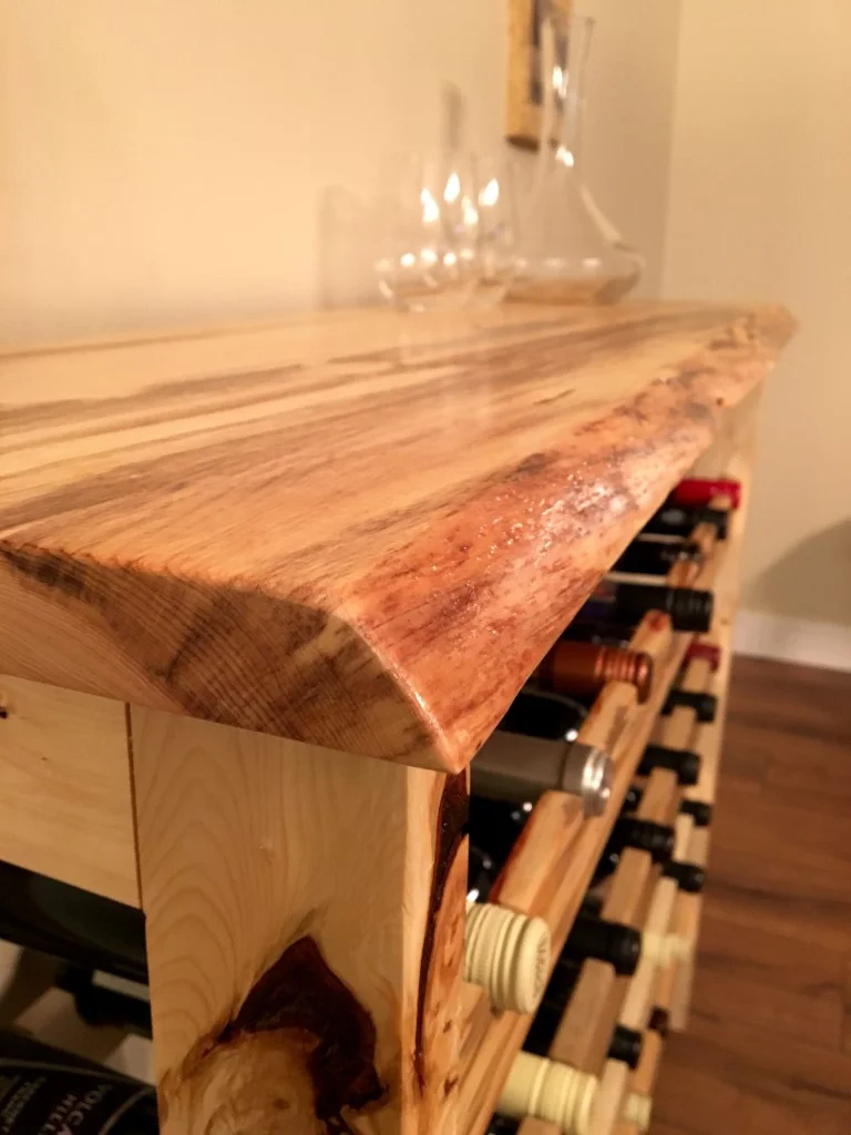 Reclaimed Wine Rack Profile