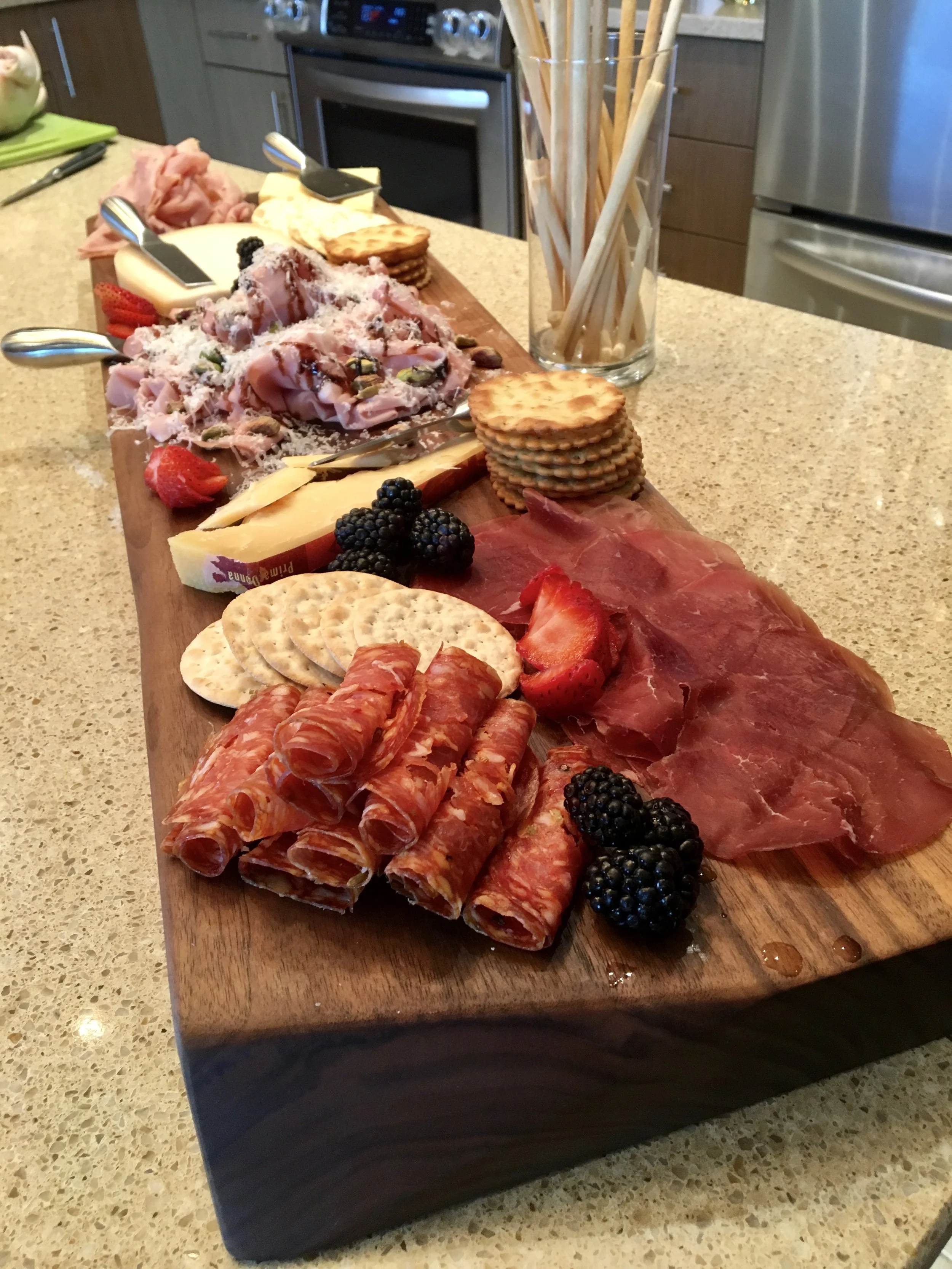 Large Walnut Charcuterie Board