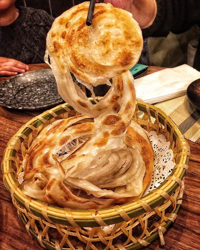 Thousand layer pancake, hundred layer pancake, whatever this is called it&rsquo;s a pretty cool appetizer to order from @alley41official in Flushing NY. .
📷: @soupbelly_atl