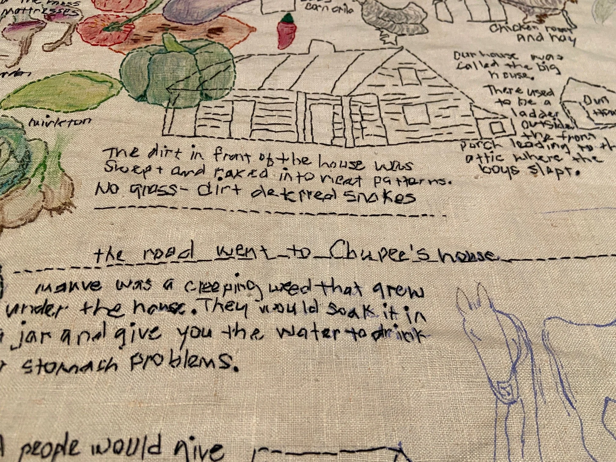 Island Scroll, detail