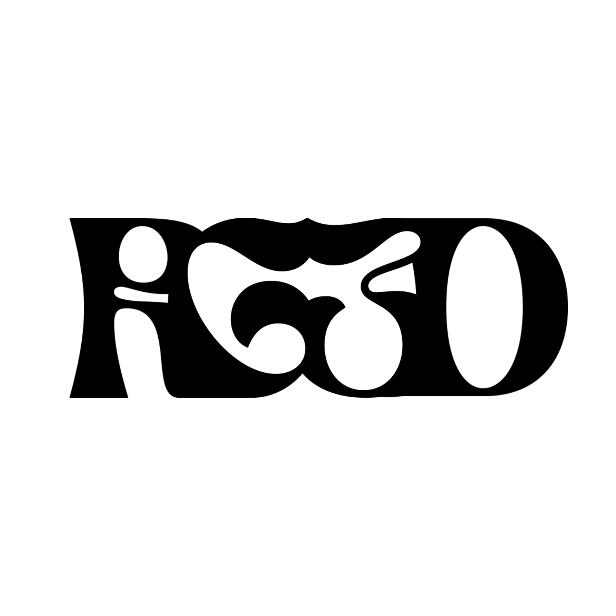 Black and white typographic image with the word 'FLOOR' written in a distorted, stylized font.