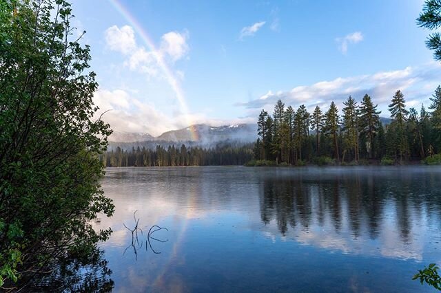 Somewhere over the 🌈
#rainbow #lassenvolcanicnationalpark #manzanitalake #camping #fog #lake #sonya7riv #sigma2470art #reflection #nationalgeographic