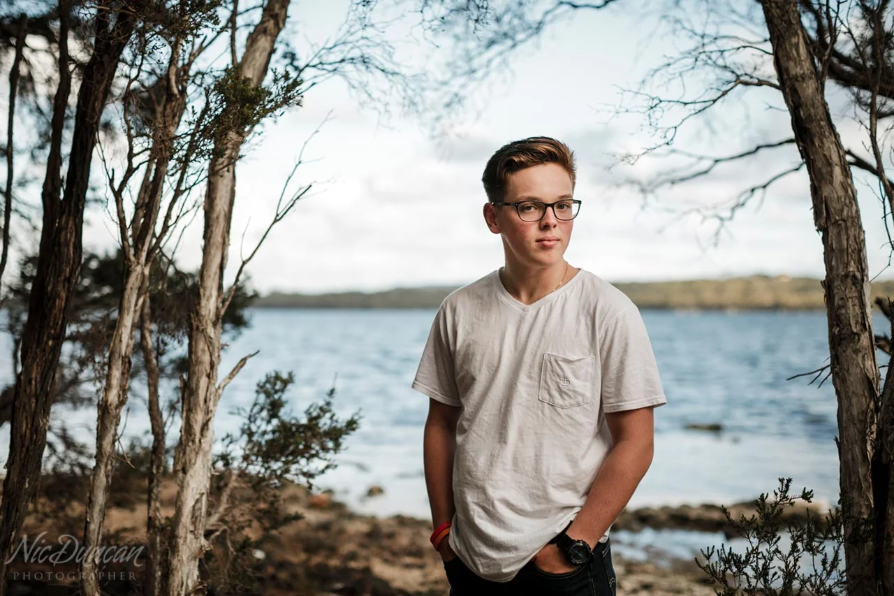 Portrait of WAAPA student Julian Anderson