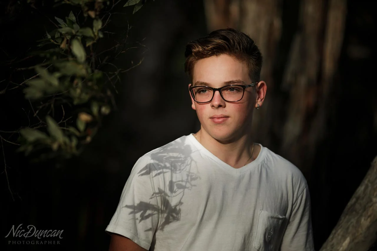 Natural light portrait