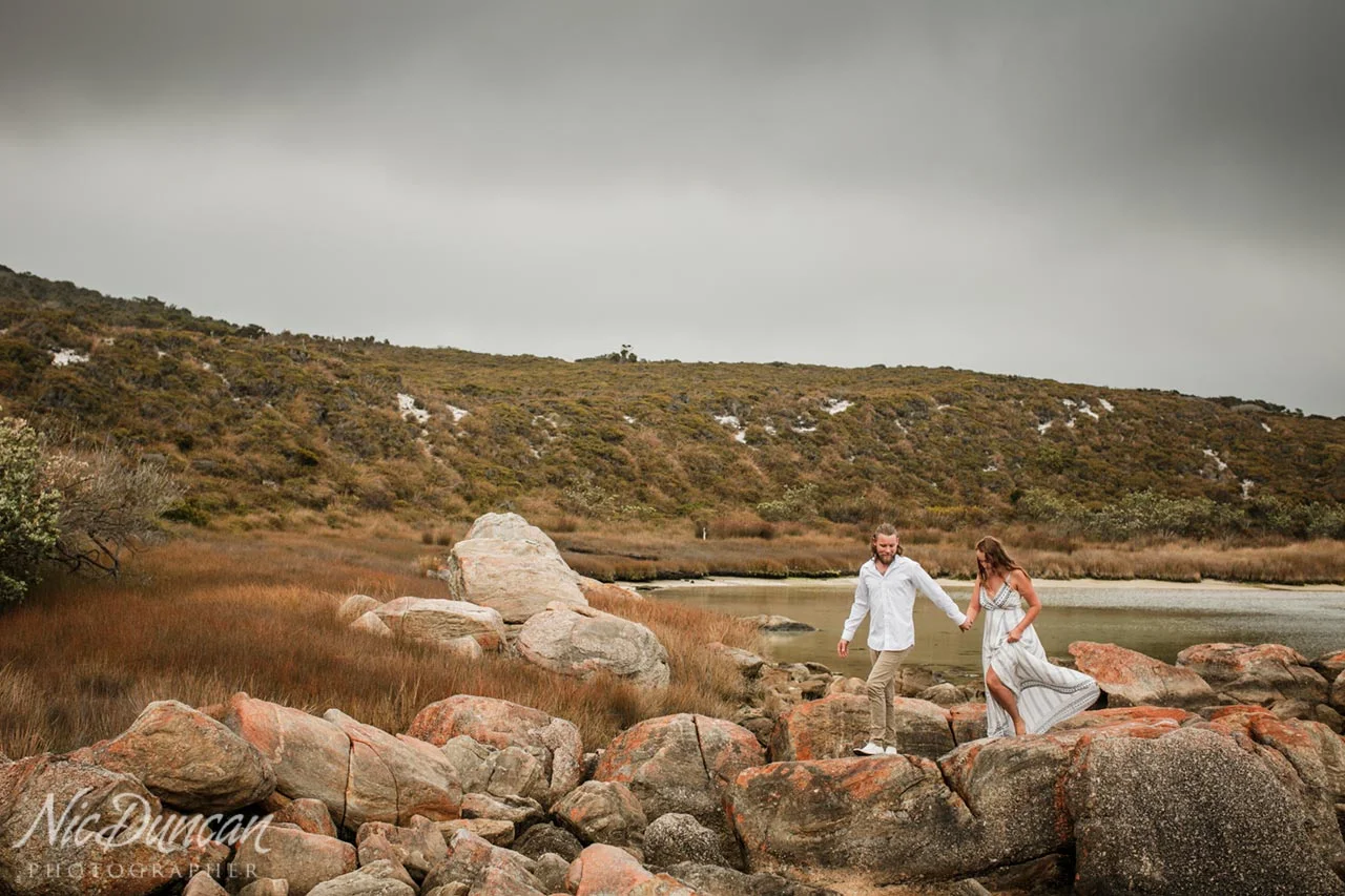 Two Peoples Bay couple engagement photos