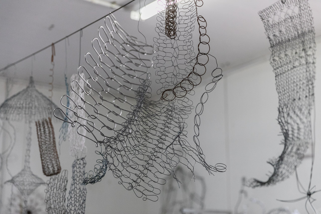 Tania Spencer works mainly with wire currently