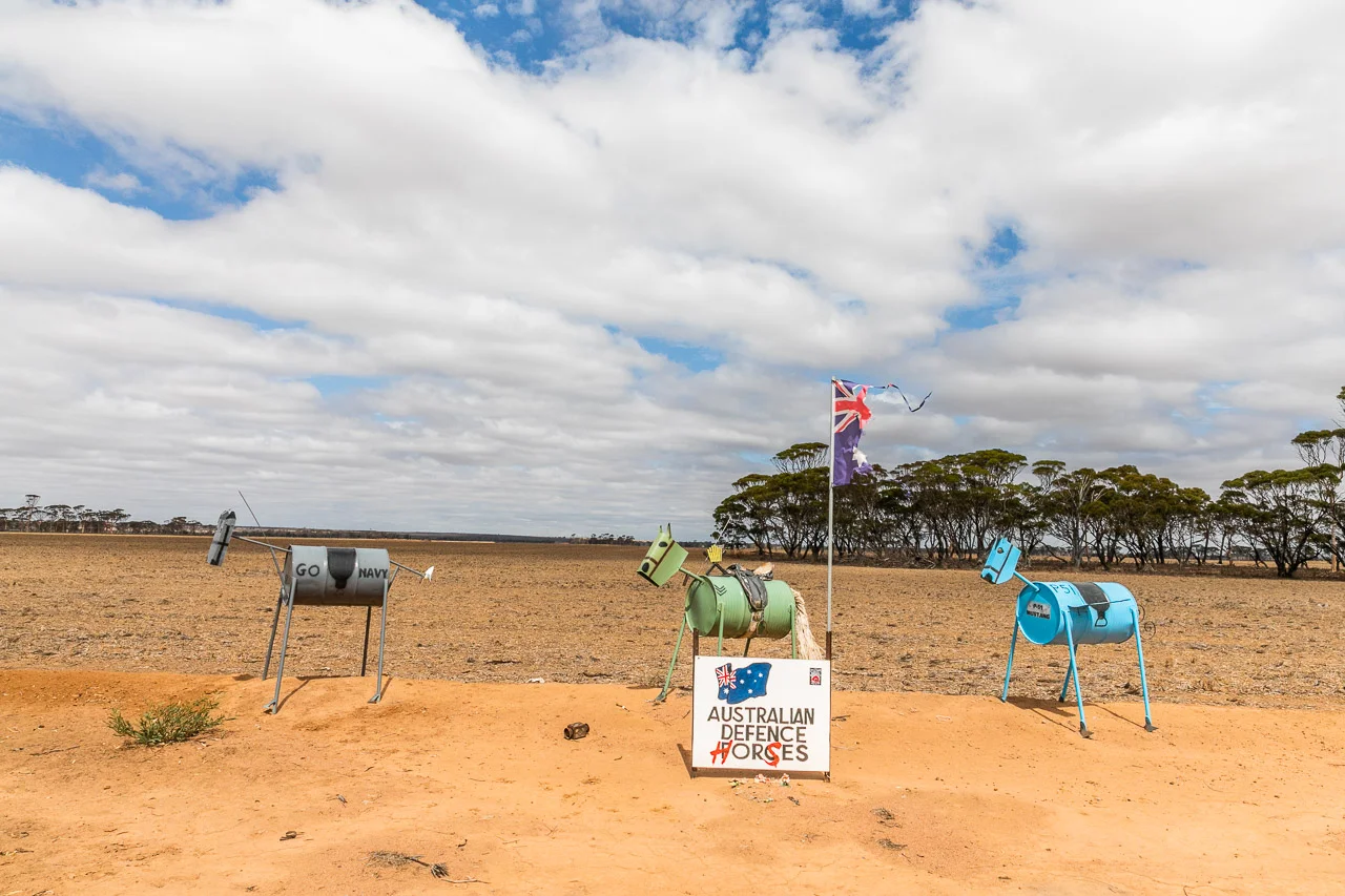Tin Horse Highway installation