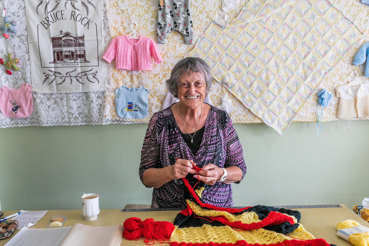 The community craft shop in Bruce Rock runs as a cooperative