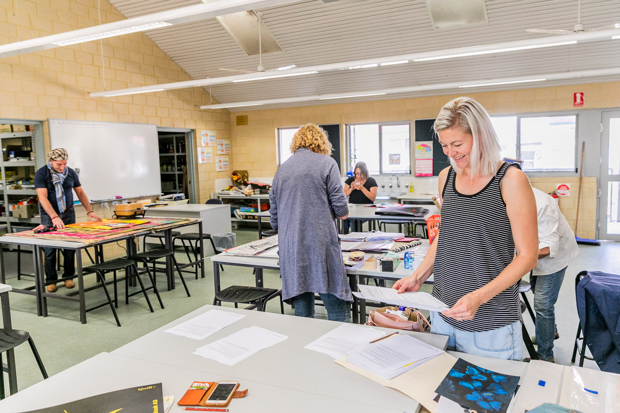 Art class at the Bruce Rock TAFE