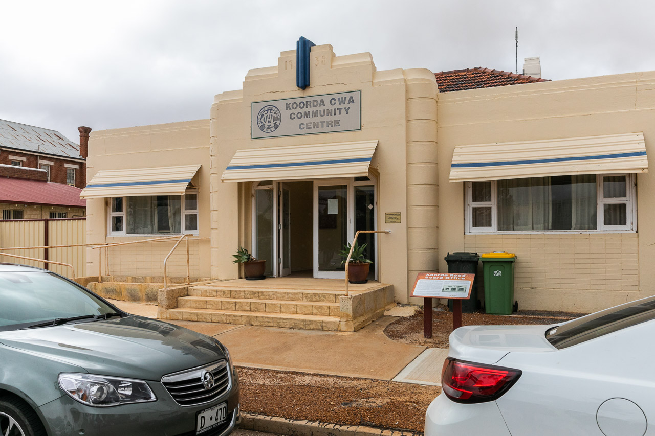 Koorda CWA building in the Wheatbelt