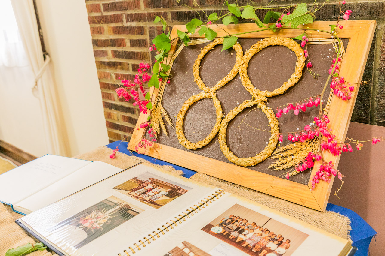 Corn dollies are Koorda's emblem. Lesley McNee made a special piece to celebrate the local CWA's birthday