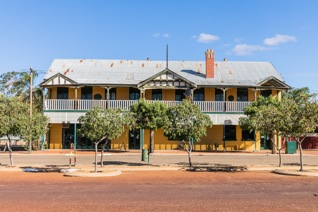 The Mukinbudin Hotel in the Wheatbelt region of Western Australia