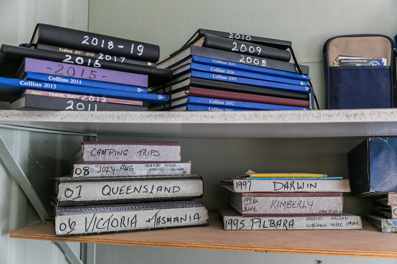 Photo albums of camping holidays