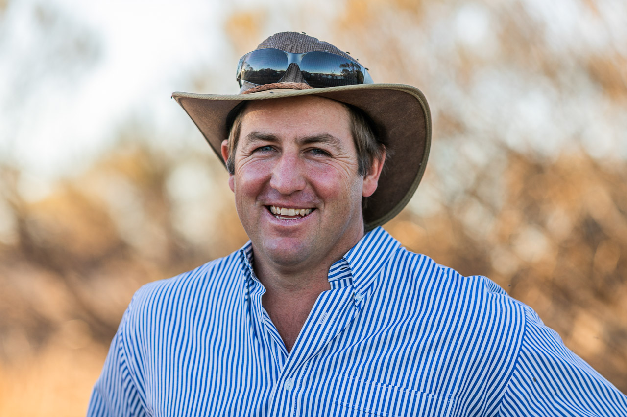 Portrait of Wooleen Station owner David Pollock