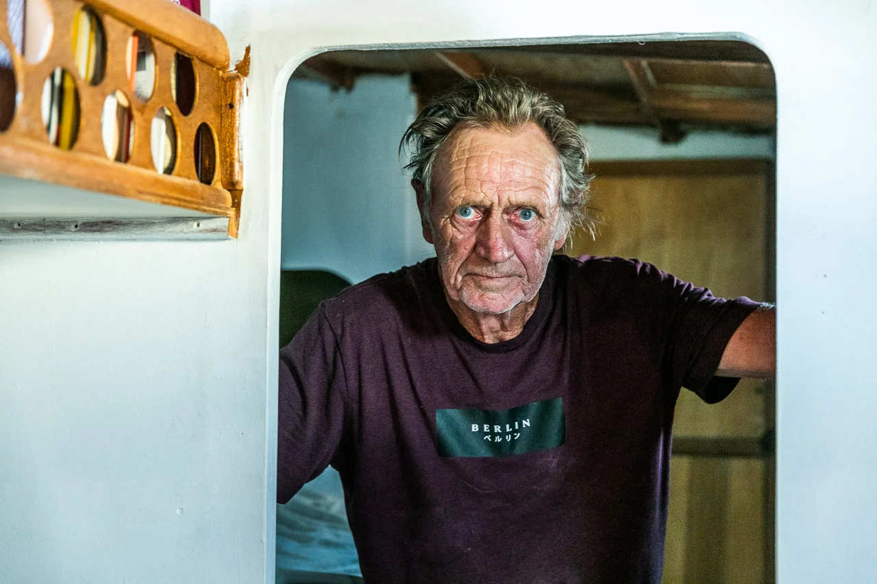 For last few months Ray Smith has spent most days out on the dredger in Carnarvon