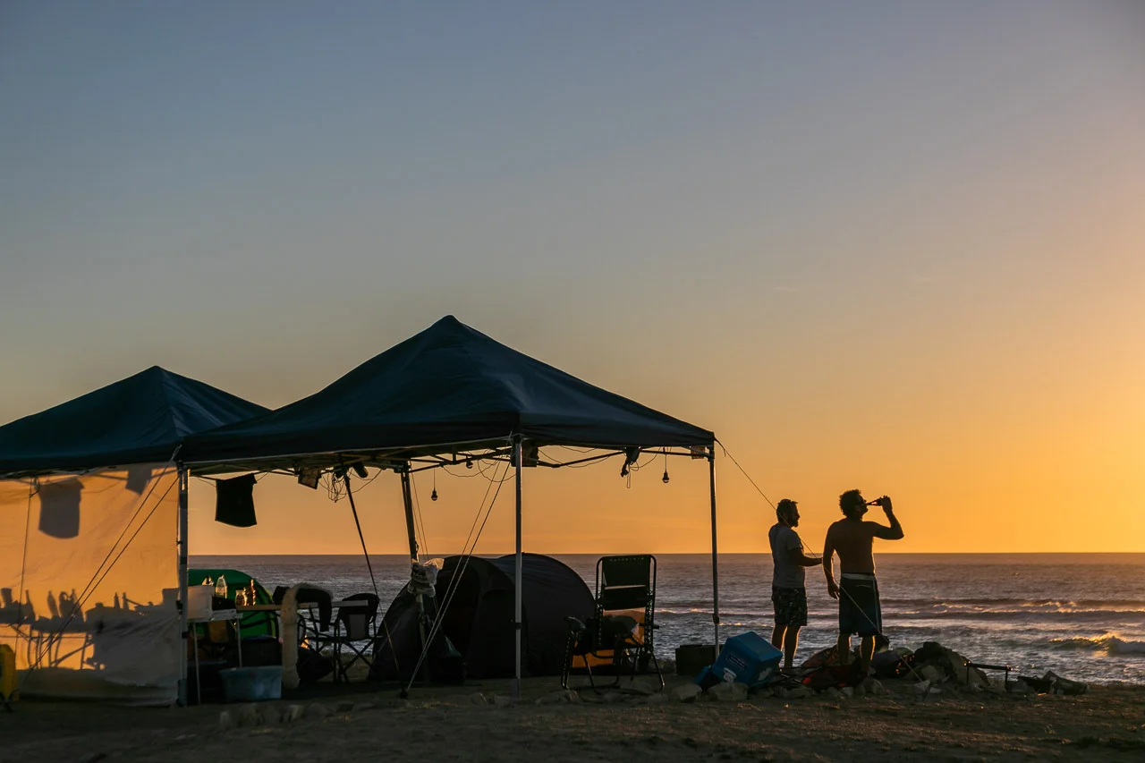 A beer at sunset after a great day surfing and fishing - that’s what Gnaraloo is all about