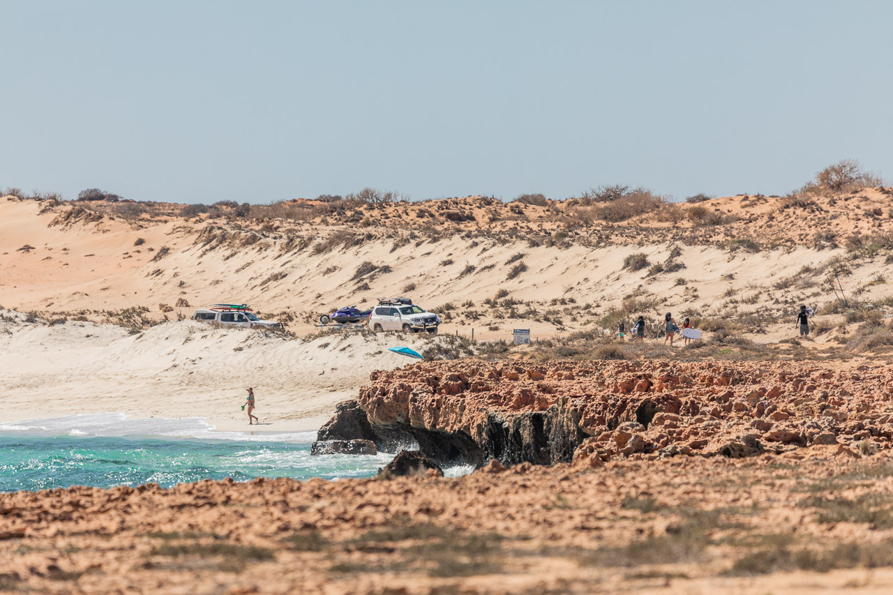 The lagoon at 3 mile camp, Gnaraloo