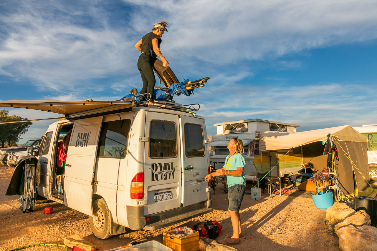 Gascoyne in May on the road at Warroora Station, Western Australia