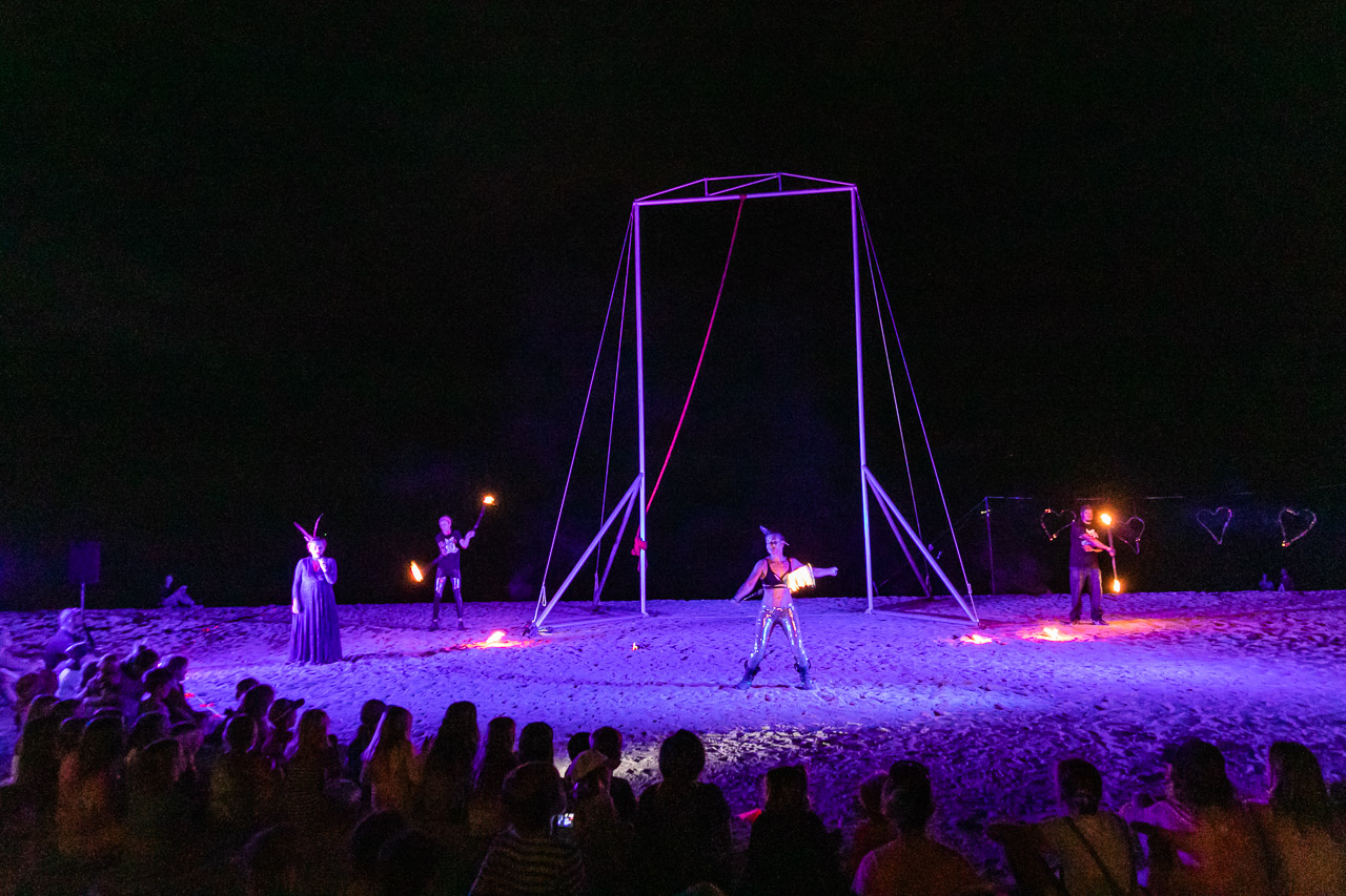 A fiery act by Gascoyne in May at the Ningaloo Whale Shark Festival